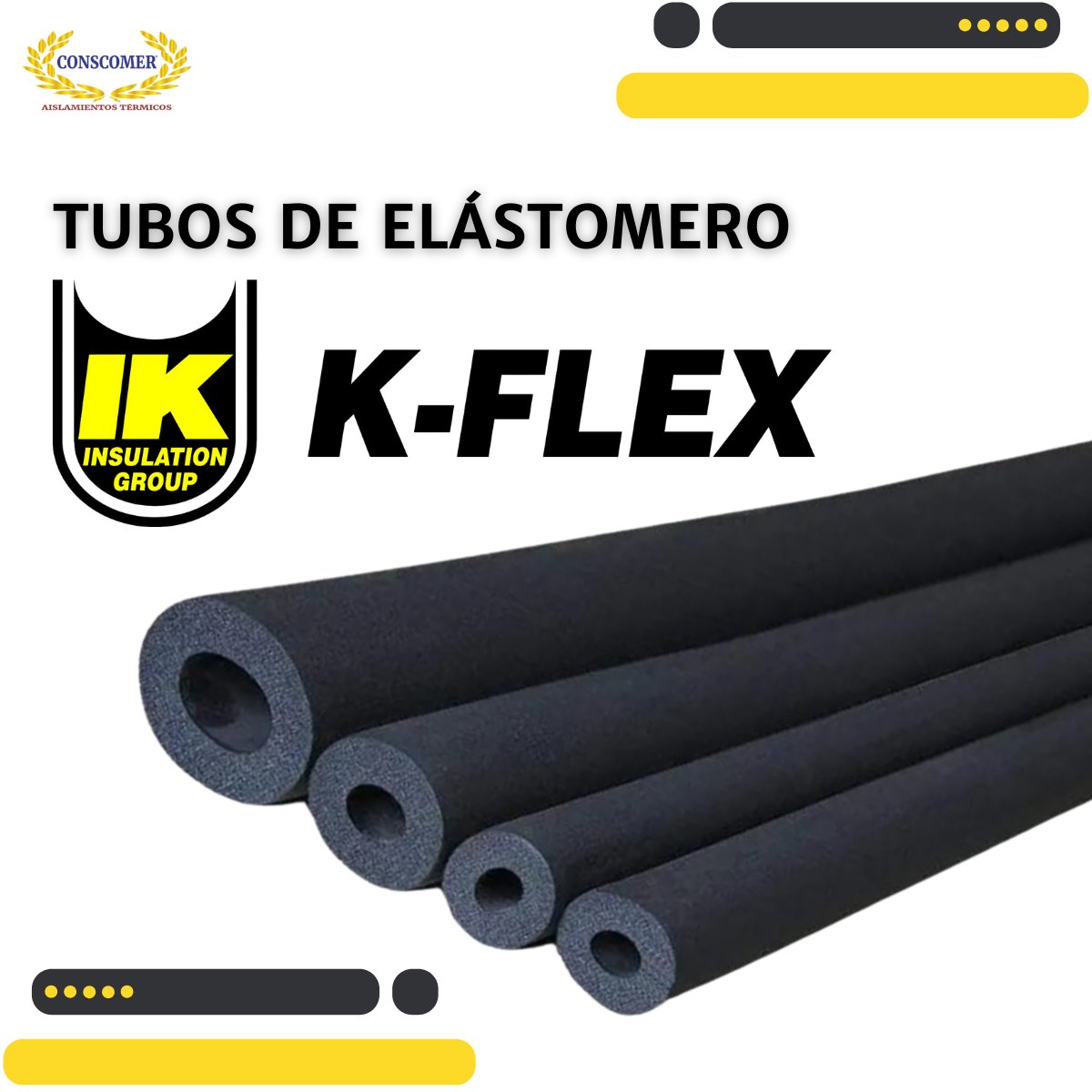elastómero para tuberías