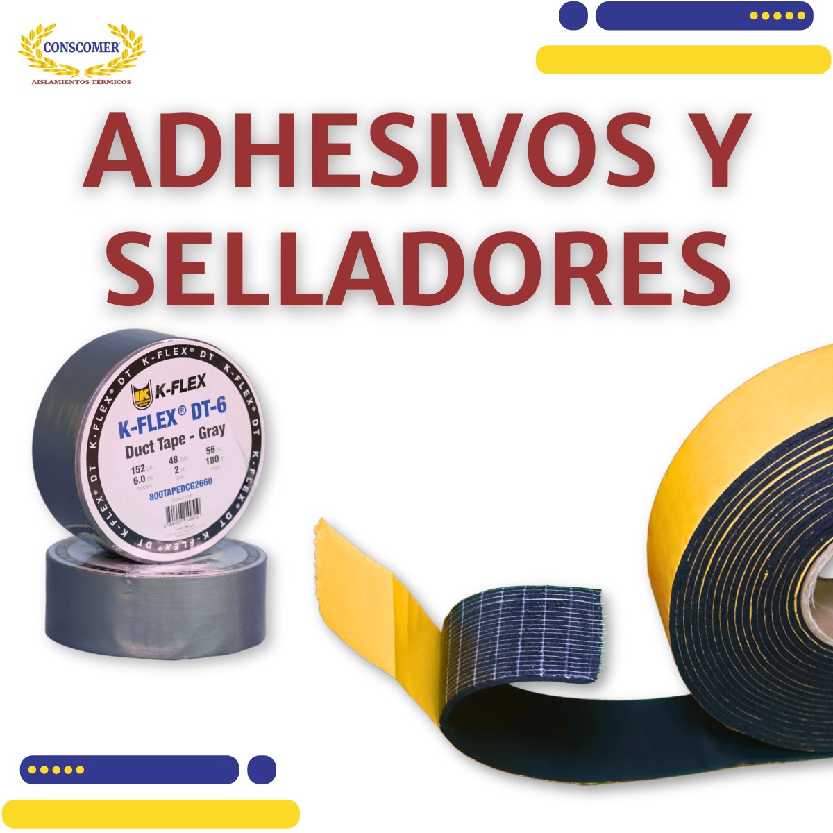 Adhesivos para armaflex y elastomero Kflex