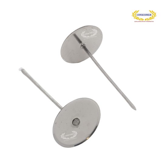 Clavo liso de acero inox. 304 de 4 1/2" de largo. conscomer