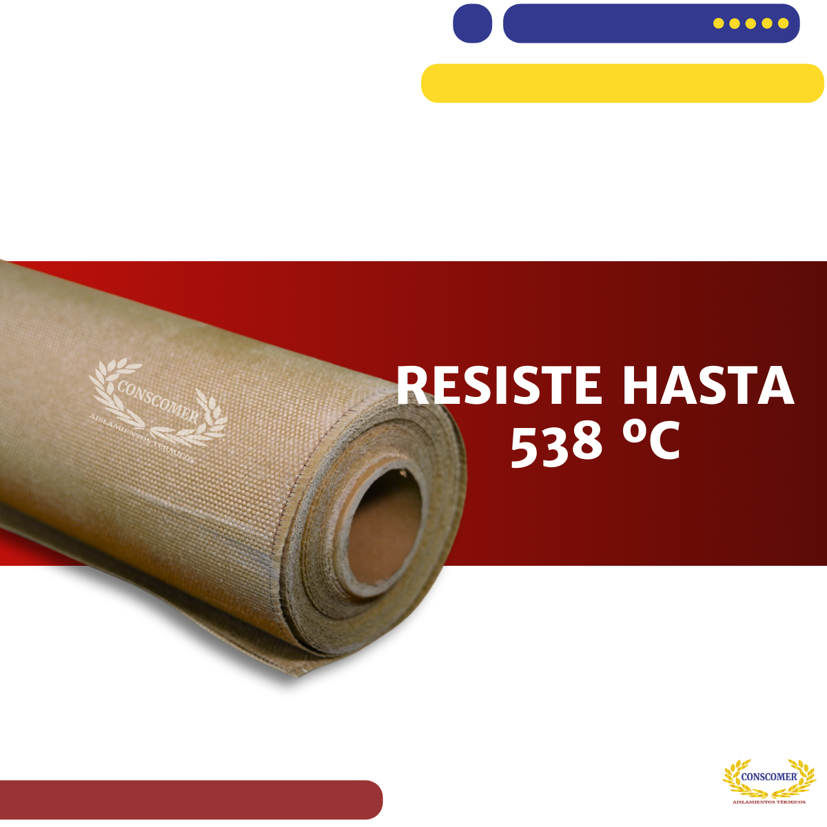 Tela de Vermiculita 68 m² Para Aislamiento conscomer