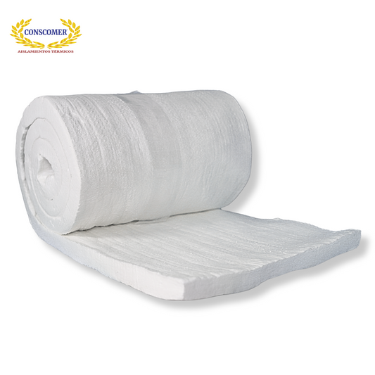 Fibra ceramica de 2" pulg.8lbs hasta 1260°C conscomer