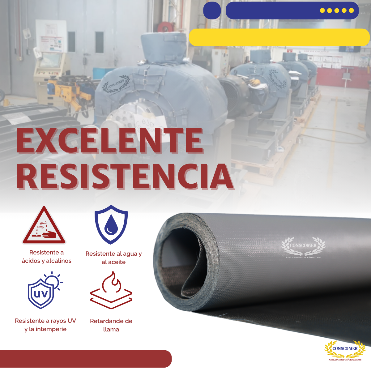 Tela de teflon para alta temperatura Gris conscomer