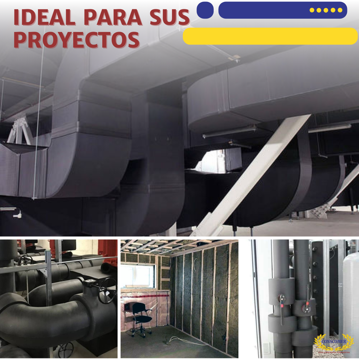 Cinta Autoadhesiva Cinta Autoadhesiva INSUL-TAPE, 1/8" X 2" X 30' conscomer