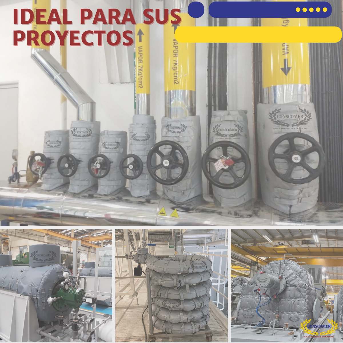 TELA ALUMINIZADA POR UNA CARA 68 m² Conscomer