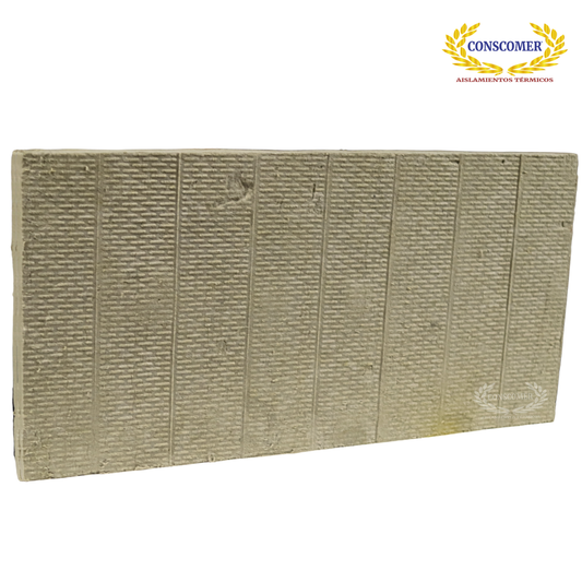 Placa de Lana Mineral 3 en 8lbs de densidad (4 pz x paquete) conscomer