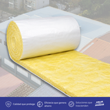 Aislante Térmico Fibra de Vidrio 2 Pulgadas Aluminio ASJ MBI R7 15.2 m conscomer