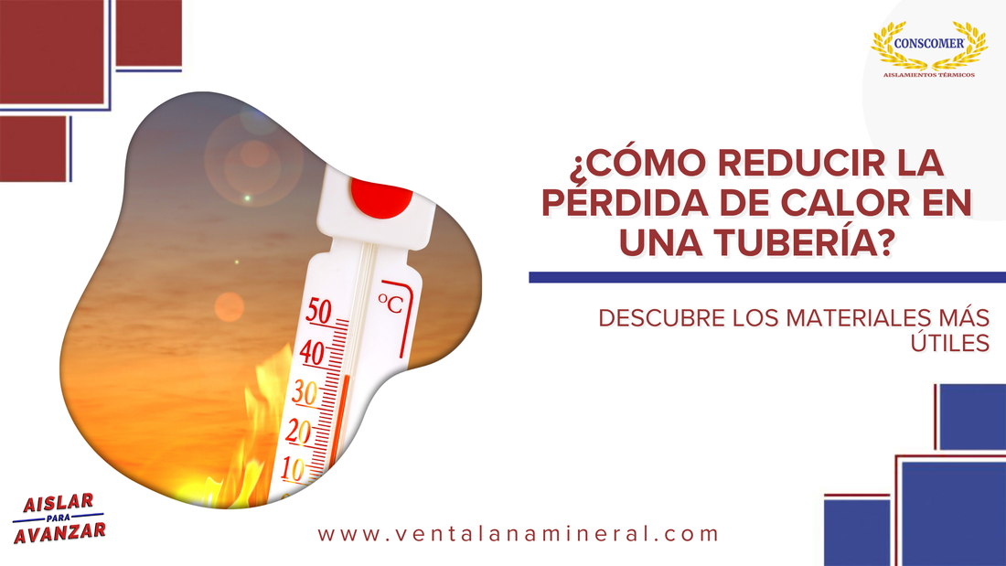 ¿Cómo reducir la pérdida de calor en una tubería?