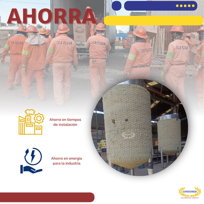 Colcha de lana mineral 5" | 61cm X 3mts 9lbs conscomer