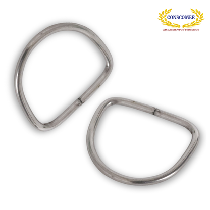 Anillo D de Acero Inoxidable de 1 1/2 conscomer