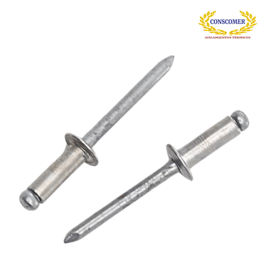 Remaches de acero 5/32 x 1/2 Conscomer
