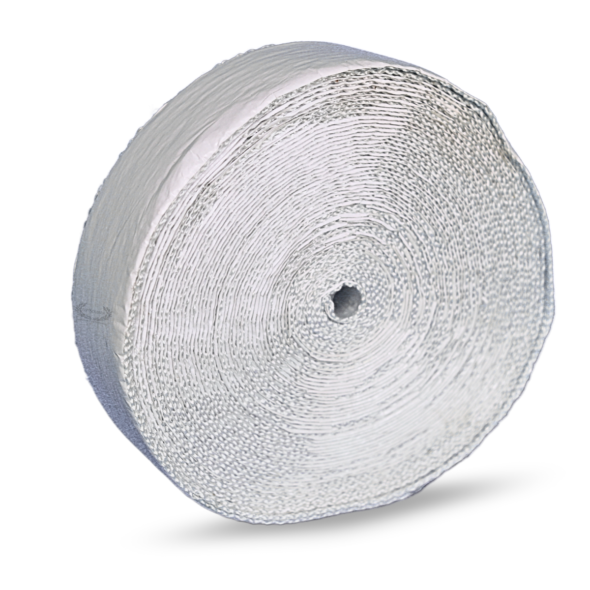 Cinta de fibra de vidrio, tejido liso, de 4pulg.  X 30 M, 1/8 de espesor con cinta adhesiva conscomer