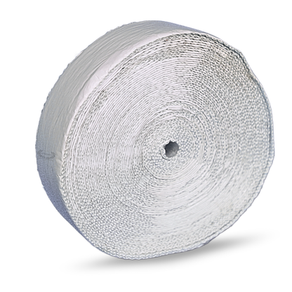 Cinta de fibra de vidrio, tejido liso, de 4pulg.  X 30 M, 1/8 de espesor con cinta adhesiva conscomer