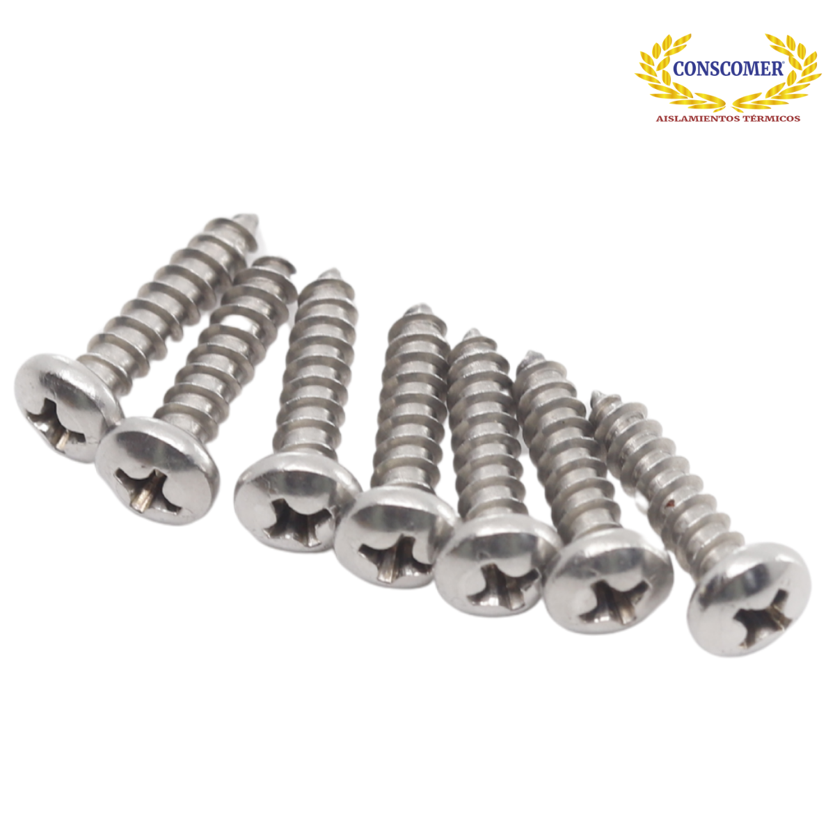 Pija punta de broca Inox. de 1/4 x 3/4" Conscomer