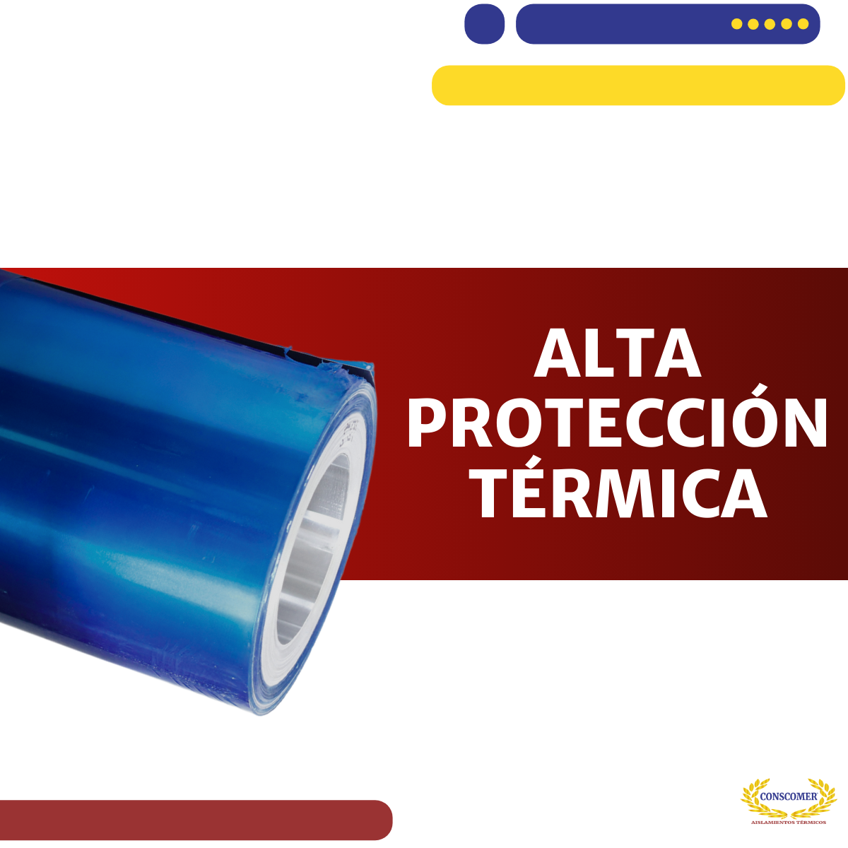 Lamina de aluminio CAL. 26 con vinil conscomer