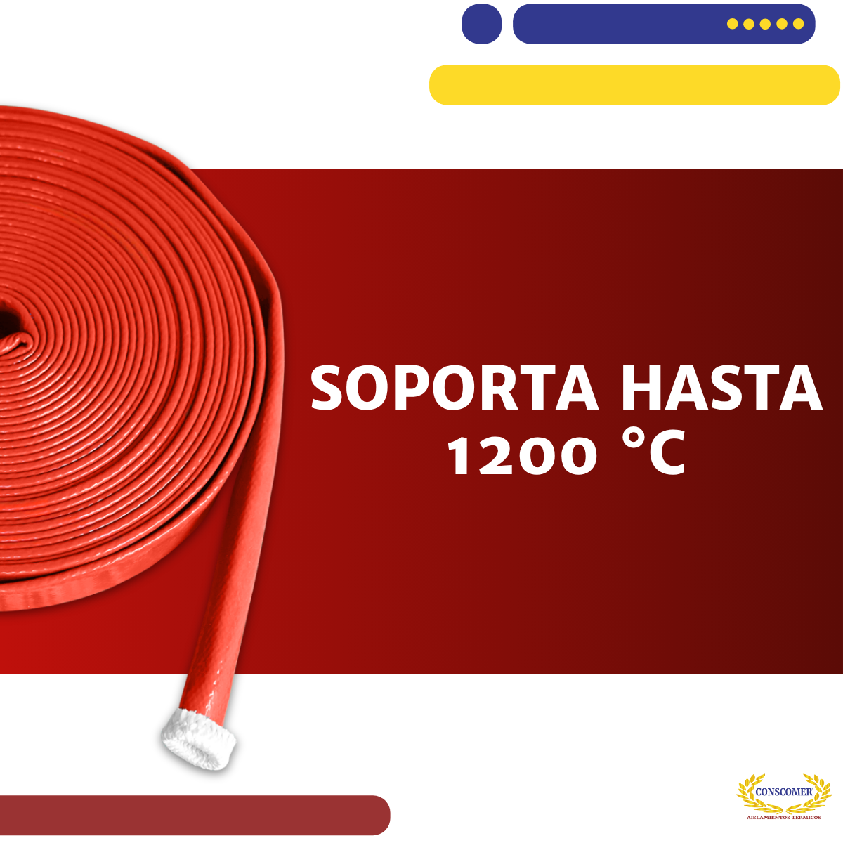 Cubre Manguera de 1  rollo de 20 mts conscomer