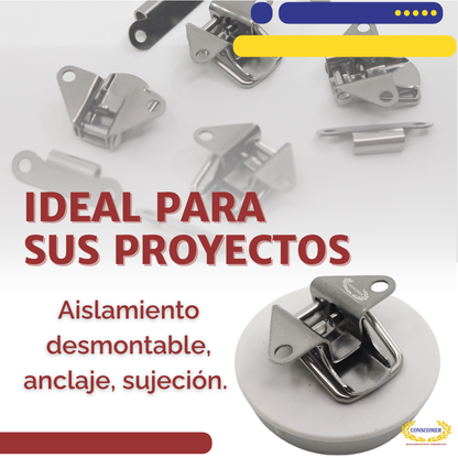 Broche de acero inox. 304 de 1  Mod. A20B conscomer