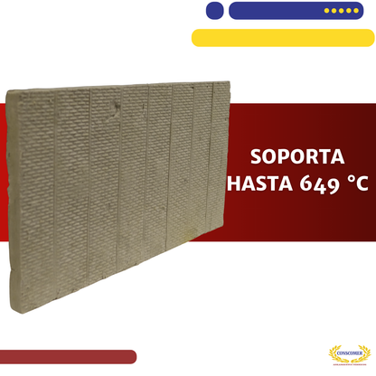 Placa de Lana Mineral 2 en 6lbs de densidad (6 pz x paquete) conscomer