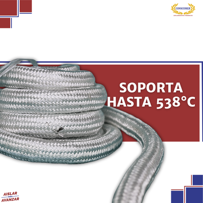 Cordón de fibra de vidrio de 2 pulg.  x 10m conscomer