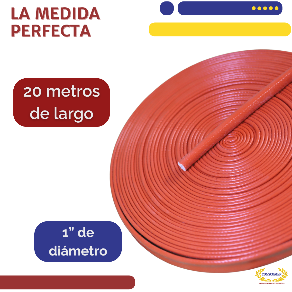 Funda Protectora Térmica de Manga contra Incendios Conscomer