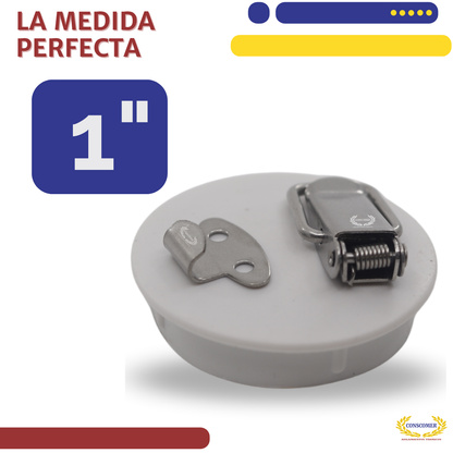 Broche de acero inox. 304 de 1  Mod. A11B conscomer