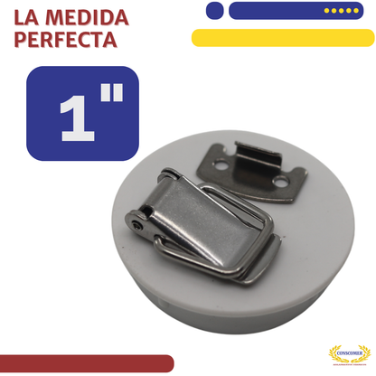Broche de acero inox. 304 de 1  Mod. A54B conscomer