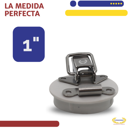 Broche de acero inox. 304 de 1  Mod. A20B conscomer