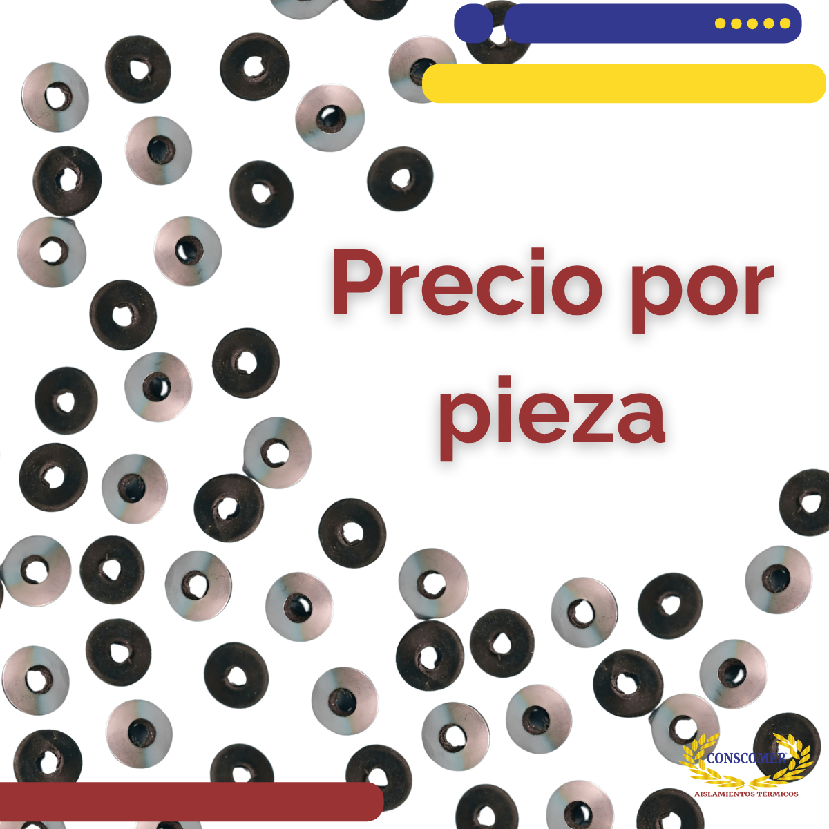 Arandela con butilo de acero conscomer