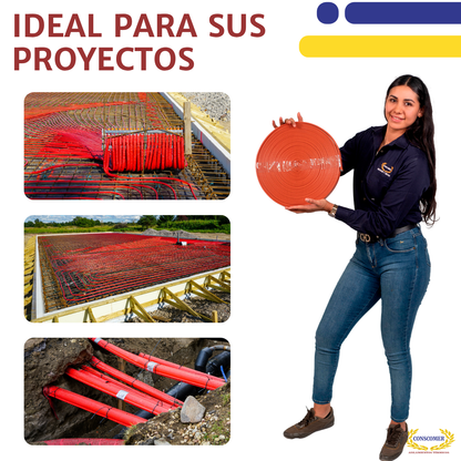 Cubre Manguera de 1  rollo de 20 mts conscomer