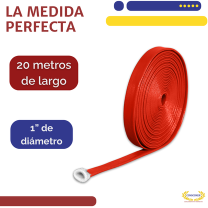 Cubre Manguera de 1  rollo de 20 mts conscomer
