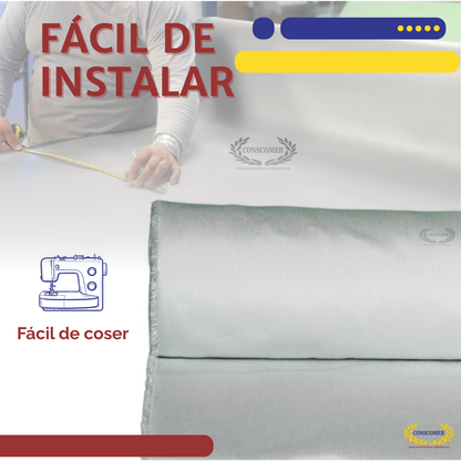 Tela de fibra de vidrio blanca para mantas térmicas y protección industrial