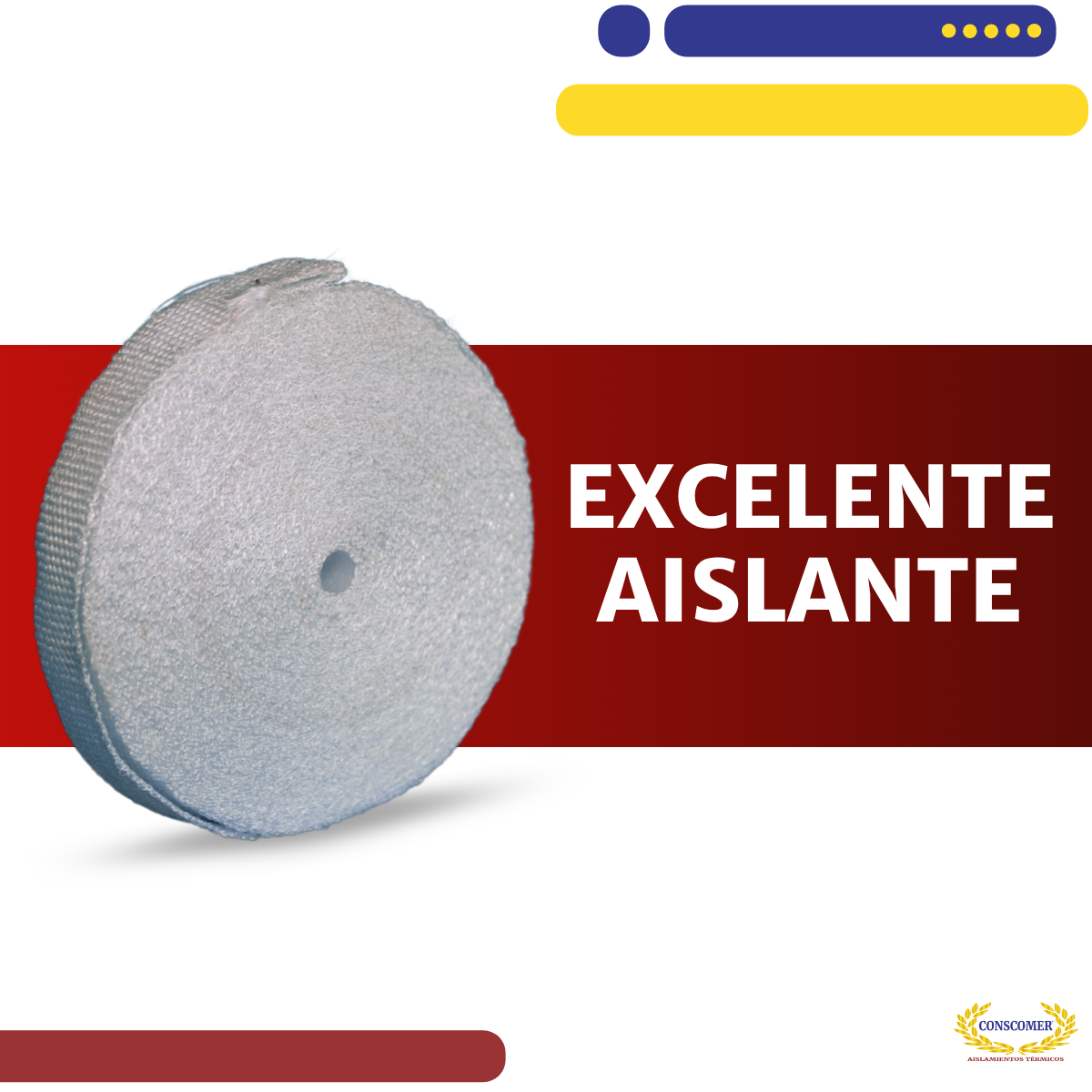 rollo de cinta de fibra de vidrio tejido liso 30 metros