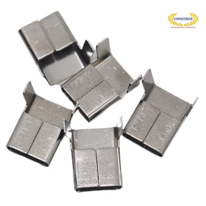 Sellos de ala de acero inoxidable 304 de 3/4 cal. 22 conscomer