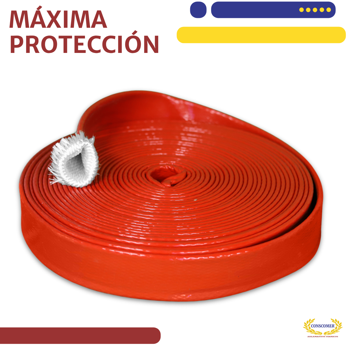 Cubre Manguera de 2  rollo de 20 mts conscomer