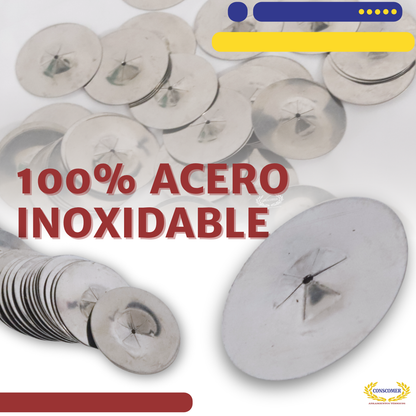 Arandela de acero inoxidable de 1 1/2 pulg conscomer