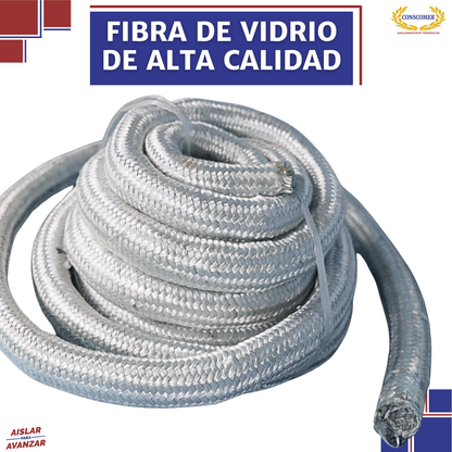 Cordón de fibra de vidrio de 2 pulg.  x 10m conscomer