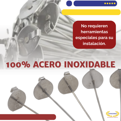 accesorio para instalación de aislamiento térmico industrial