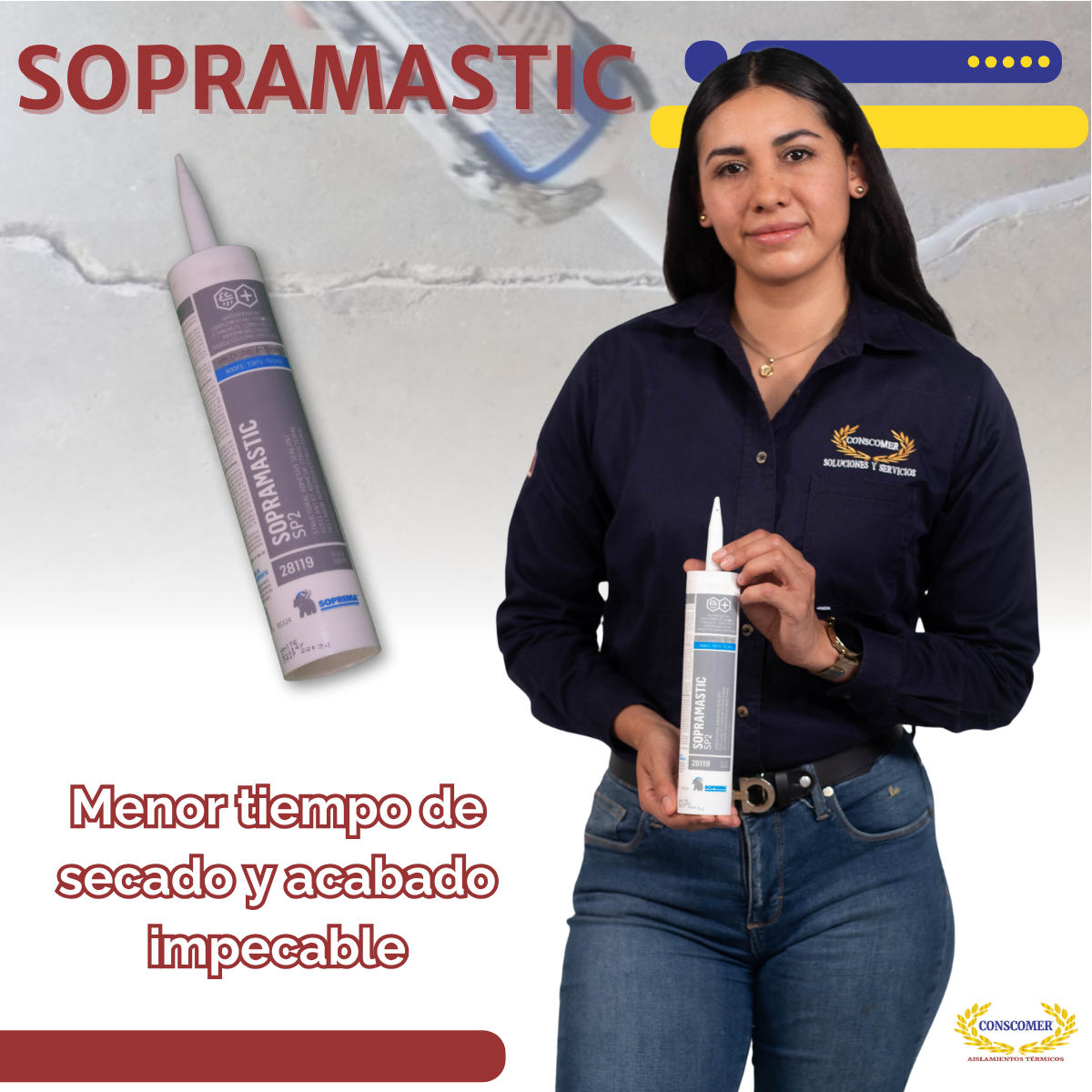 ADHESIVO SELLADOR CONCENTRADO COLOR BLANCO Conscomer