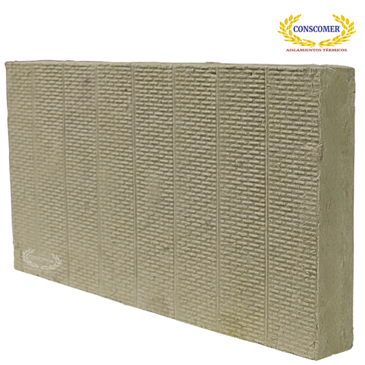 Placa de Lana Mineral 4 en 8lbs de densidad (3pz x paquete) conscomer