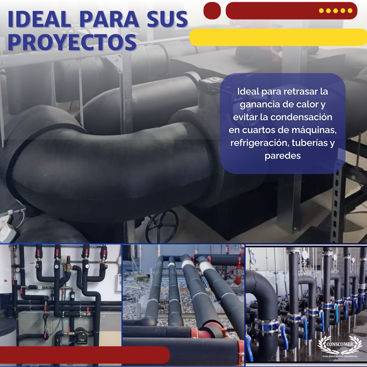 Insul-Tube, 2-3/8" X 1/2" W X 72", 66'/11 Pieces conscomer