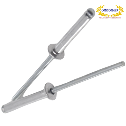 Remaches de acero 5/32 x 1/2 conscomer