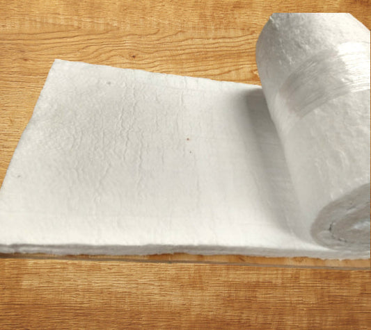 Fibra ceramica de 2 pulg.de 0.60m x 3.81m en 8lbs hasta 1430°C conscomer