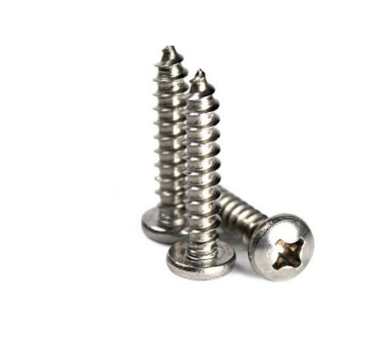 Pija de acero inox. de #8 x 1/2 . conscomer