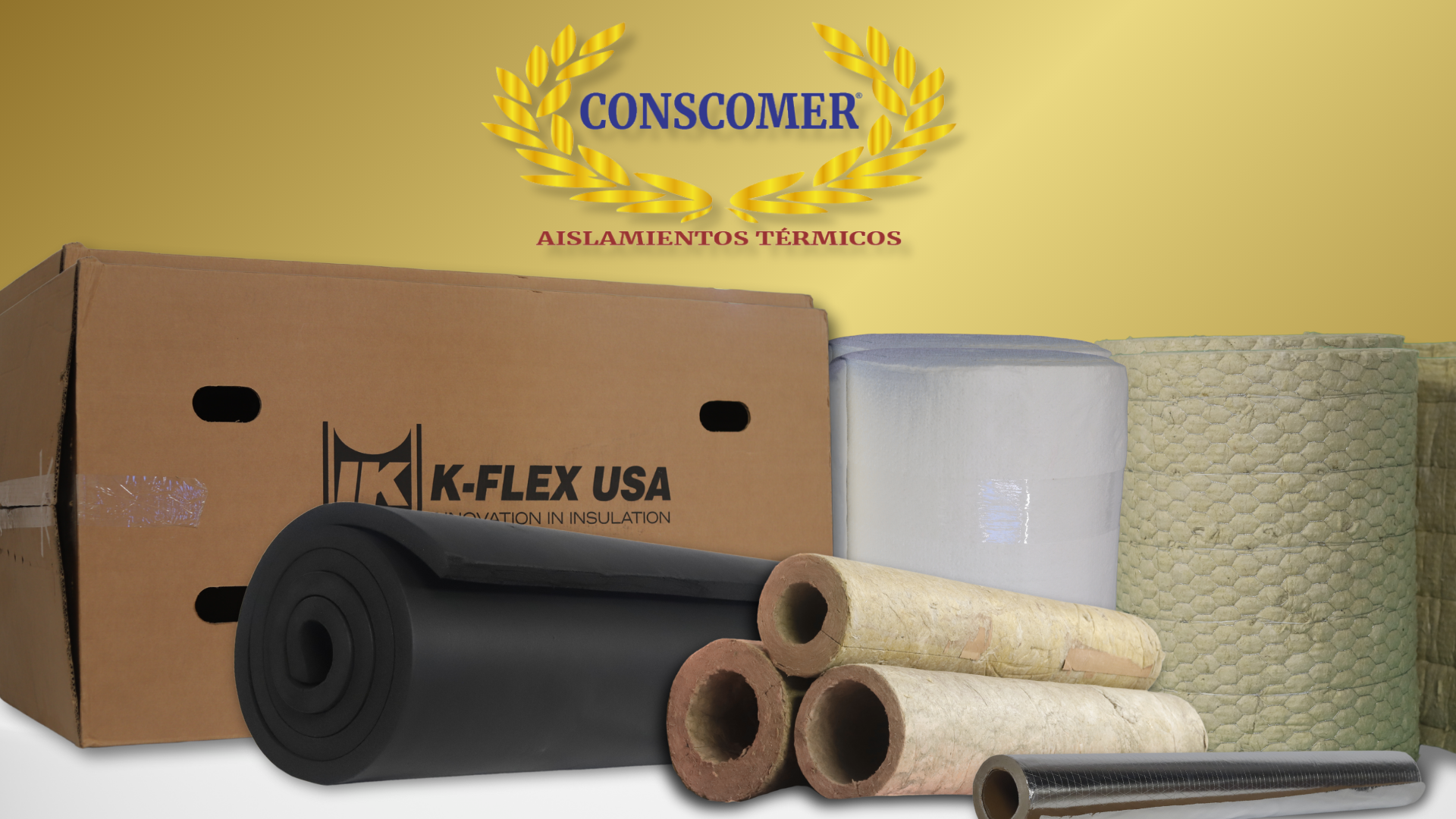 Cargar video: Somos Conscomer distribuidores de aislamientos térmicos