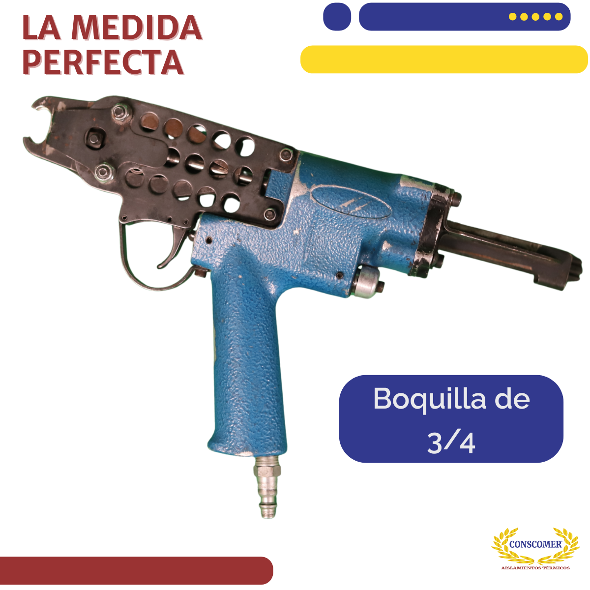 ENGRAPADORA NEUMATICA DE 3/4" USADA conscomer