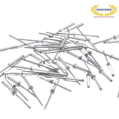 Remache de Aluminio 1/8 x 3/4 conscomer