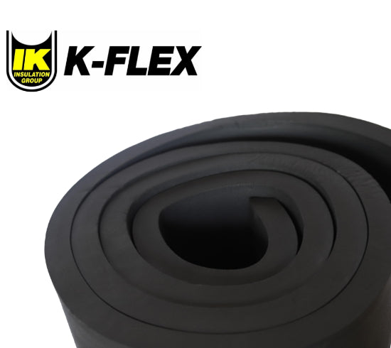 Elastomero Marca  K-FLEX  de 1/2"x 1.20 x 22 M. conscomer